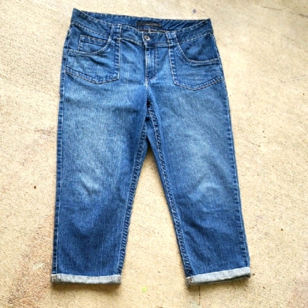 Vintage like new "Calvin Klein" blue ankle cropped Jeans